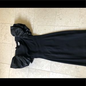 Black evening dress